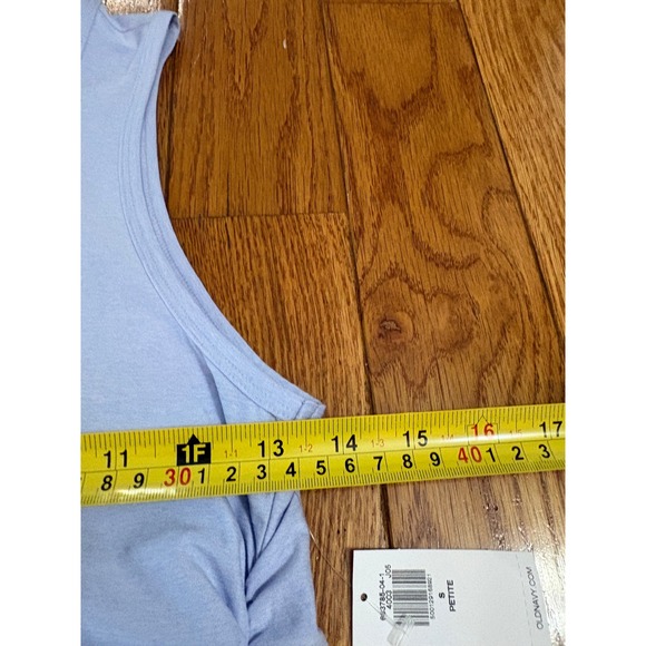 Old Navy Active Cloudmotion Go-Dry Ruched Tank Top Periwinkle Blue S Petite NEW - Picture 6 of 8